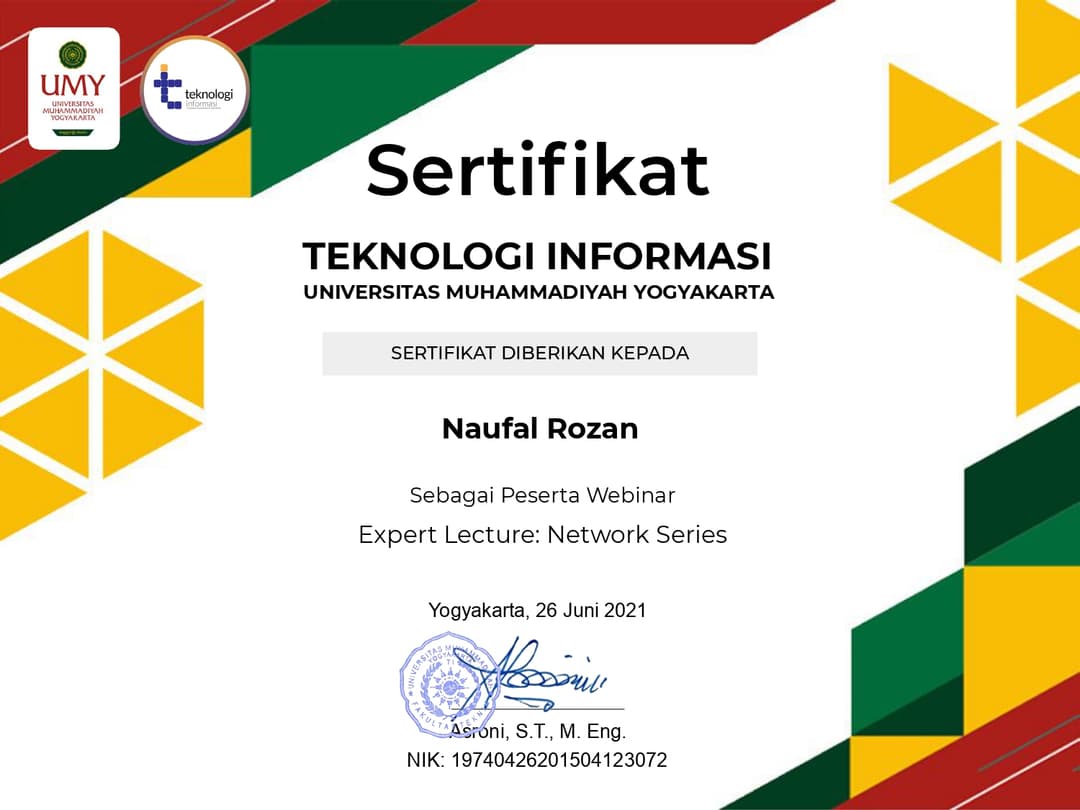Certificate 5